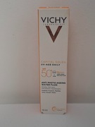 Vichy Capital Soleil SPF 50+, Fluid przeciw fotostarzeniu się skóry, 15 ml