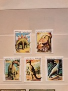 LAOS  1995  Mi 1443-7   dinozaur seria  idealne