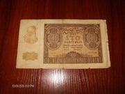 bANKNOT 100ZŁ 1940R