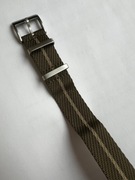 Pasek nylonowy oliwkowy do zegarka 20mm
