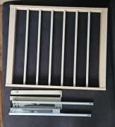 Komplement wieszak na spodnie 75x58 dąb (do IKEA PAX)