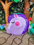 Lalka mini polly pocket stajnia domek