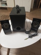 Głośniki komputerowe Esperanza EP113 2.1 – sprawne, mocny bas.