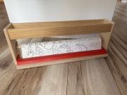 Ikea Mała drewniany pojemnik +gratis rolka papieru