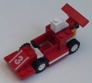 Klocki LEGO System wyścigówka 6509 Red Devil Racer z 1991r