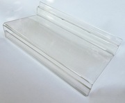 Półka na buty plexi do paneli Shopwall Slatwall Spacewal