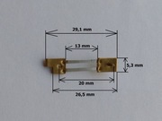SPRĘŻYNKA WAHADŁA ZAWIESZKA DO ZEGARA. Zegar Francuski. Jednokołkowa.  (9)