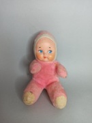 Stara zabawka lalka true vintage gumowa buzia szmacianka zabytkowa