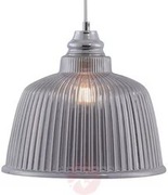 Lampa wiszaca srebna scarlett