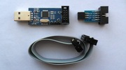 Programator ISP USBasp mikrokontrolerów AVR 8-bit ATtiny/ATmega + akcesoria