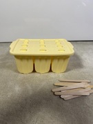 Silikonowa Foremka do Lodów Domowych 12 sztuk + Zestaw Patyczków NOWA