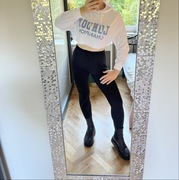 Krótka biała bluza