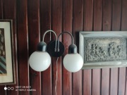 Lampa kule+kinkiet, komplet