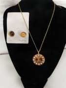 komplet biżuterii na wzór LV