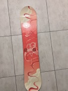 Deska snowboardowa 128 dla dzieci (różowa, damska)