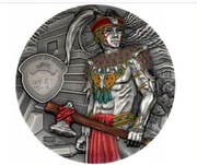 Palau 2023 10$ Mayans Tikal & Warrior - Lost Civilizations 2oz Silver Coin