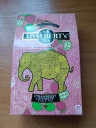 Herbata czarna liściasta Sir Adalbert's Tea truskawka grawiola 80g