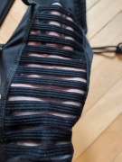3 x czarne legginsy S 36 z prześwitami (siateczką) + gratis