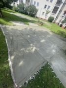 Namiot wojskowy sztabowy sztabówka LWP PRL sam brezent poszycie czasza