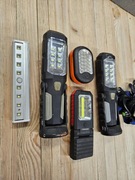 Latarki z magnesem czołowa led czujnik ruchu scienna komplet 