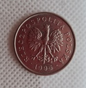 Moneta 1 zł z 1995 roku obiegowa 1zl złoty 1995r rok obiegowe złotówka