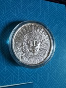 Srebrna Monety Kalendarz Aztecki Estados Undios AZTECAS 1oz