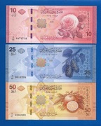 Syria 10,25,50 Syrian Pounds 2025/2026 P-119a-121a UNC