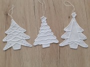 OZDOBY ŚWIĄTECZNE WYKONANE HAFTEM 3 szt (3)