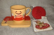 Kubek Nutella z talerzykiem ORYGINALNY NOWY + GRATISY