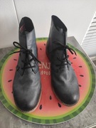 granatowe skórzane trzewiki Rieker r. 41