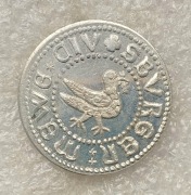 Żeton: (Moneta krzyżacka) Replika muzealna