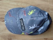 Czapka z daszkiem chłopięca szara w jaszczurki, roz. 56