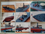 Model kartonowy U.S.S.  ,, Monitor"