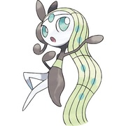 Mityczny pokemon Meloetta home/3DS/ORAS