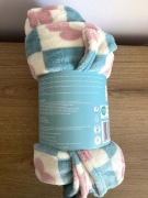 Koc 150x170 SMUKEE HOME Kwiaty Miękki Puszysty Pled Narzuta