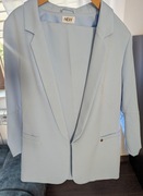 Garnitur damski komunia New Fashion Marynarka Spodnie jasno niebieski 40 42