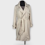 Marie Philippe Trencz Płaszcz Tencel Bawełna Beż L 40 XL 42 Wiosna BDB