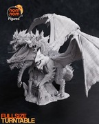 Figurka druk 3D żywica 12K " Tiamat - Dungeons & Dragons " - 242 mm