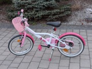 Rower dziecięcy BTwin 16 cali różowy