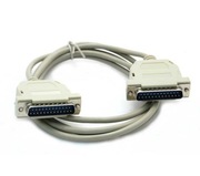 Kabel RS Serial DB25<>DB25 LPT 1.8m RS232 prosty