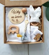 Prezent dla noworodka gift box narodziny