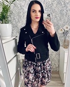 Ramoneska kurtka wiosenna S M L XL czarna camel