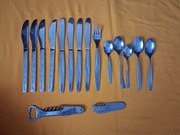 Gerlach sztucce PRL Polvid stainless nierdzewne  16 sztuk