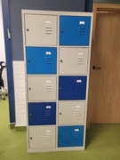 Szafka skrytkowa metalowa 180x80x49 cm