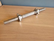 Gryf krótki 40cm 28mm z zaciskami