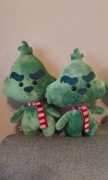 Maskotka / pluszak Grinch zielony , handmade 