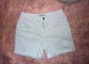 :: BIAŁE SPODENKI PRIMARK 36 S :: SZORTY ::