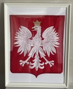 Haftowane GODŁO POLSKI