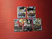 5szt Lider SB01- Son Goku Bullma Buu Cell Vegeta Dragon Ball 