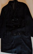 Duży czarny płaszcz męski xxxl